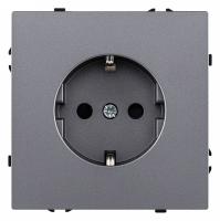 Розетка с заземлением, без рамки Kollinger Eclipse EC-014GY
