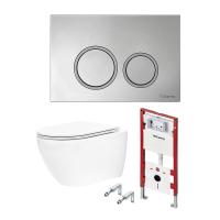 Комплект унитаз с инсталляцией TECE TECEspring R K955101WCR хром