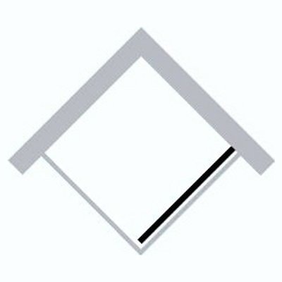 Боковая стенка для раздвижной двери Huppe 1002 983254.087.321