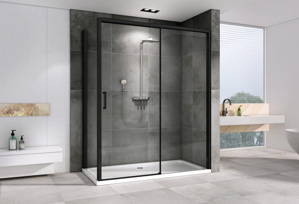 Душевой уголок Abber Komfort 170x90 AG93170B-S92B черный
