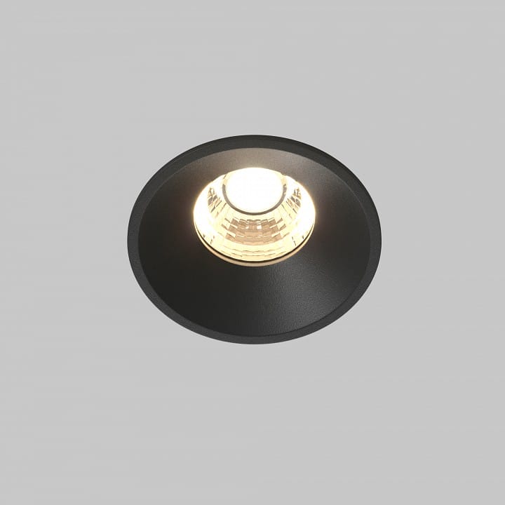 Встраиваемый светильник Maytoni Technical Раунд DL058-7W3K-B