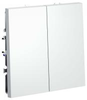 Переключатель перекрестный двухклавишный без рамки Voltum S70 VLS020502