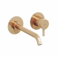 Смеситель для раковины Ravak Espirit X070352 розовое золото матовое