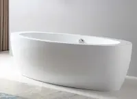 Акриловая ванна Abber 185х90 AB9206 белый