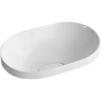 Раковина CeramaLux 5006B 59x40 см, встраиваемая сверху, белый