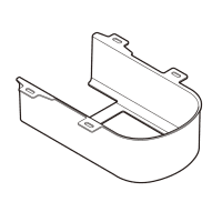 Пластиковая декоративная панель для подвесного унитаза TOTO SG 9AE0017, белый