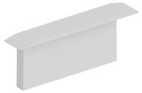 Заглушка для профиля Donel  DNCAP18509RAL9003