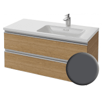 Тумба под раковину Jacob Delafon Vox 100 EB2026-RA-442 Серый Антрацит Лак