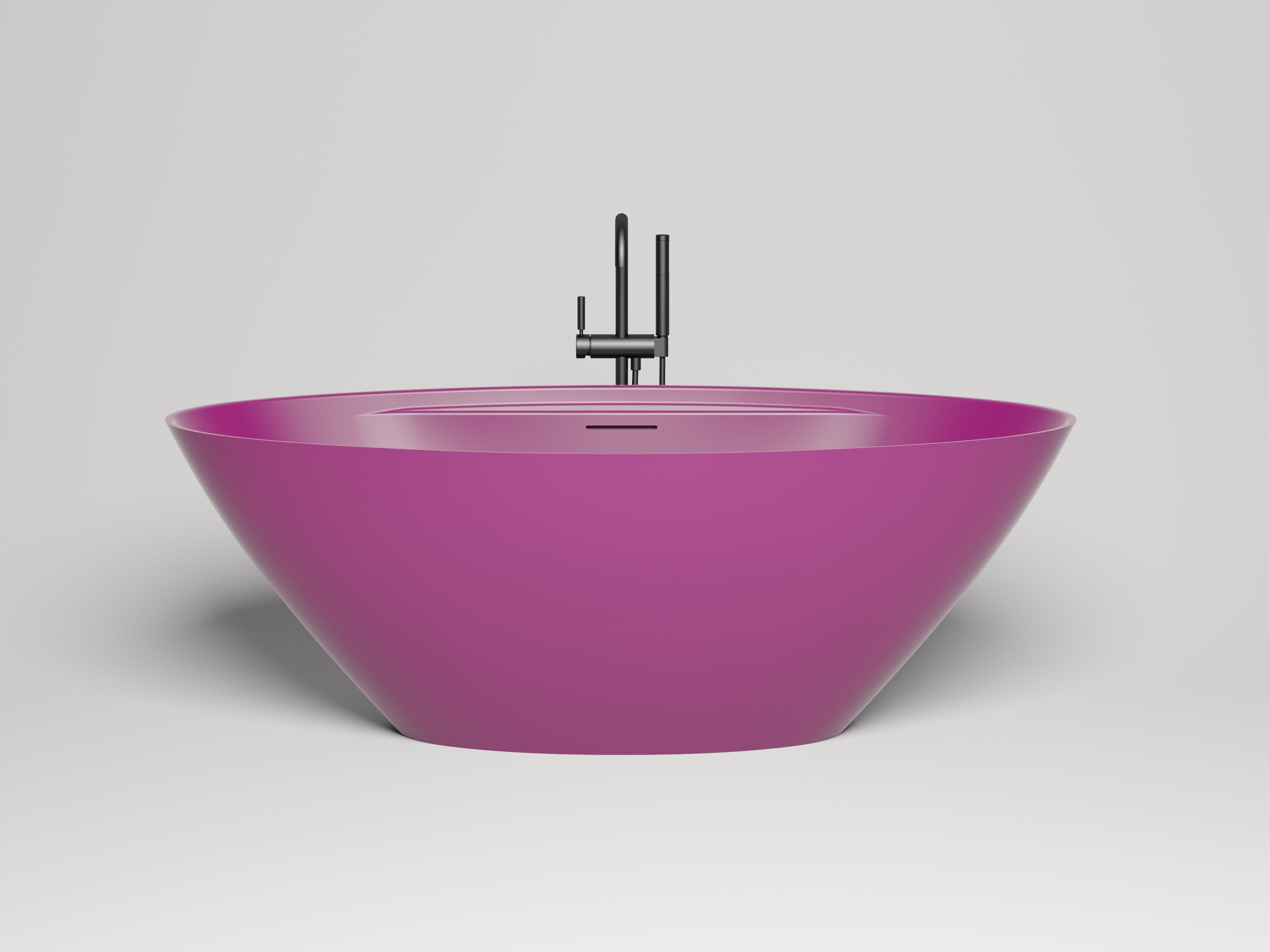 Ванна из искусственного камня Salini Diva 178x86 102211GF покраска по RAL полностью