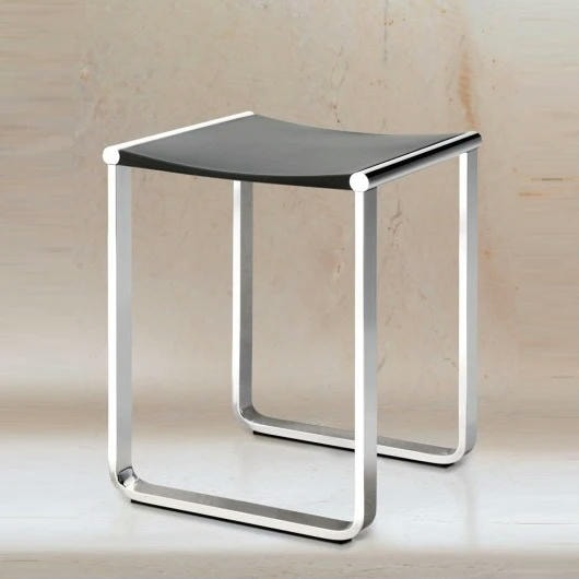 Табурет для ванной Keuco Plan 14982010037 хром/темно-серый