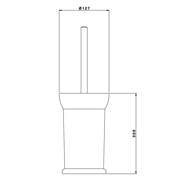 Ершик Nicolazzi Accessori Classica 1491GF золото