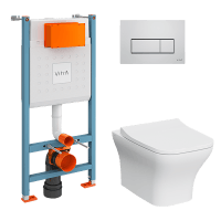 Комплект с инсталляцией Vitra Zentrum Square 9875B003-7201