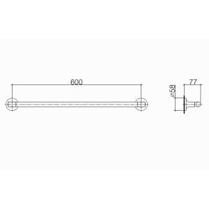 Полотенцедержатель Dornbracht LaFleur 83.060.955.00