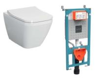 Подвесной унитаз Vitra Integra 9856B003-7206 с инсталляцией