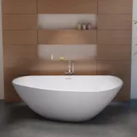 Ванна из литьевого мрамора Riho Granada B120001105 170x80 см, отдельностоящая, белый