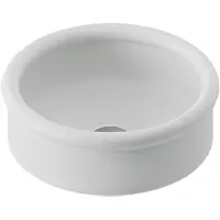 Раковина-чаша Artceram Brera BRL001 01 00 43x43 см, накладная, белый