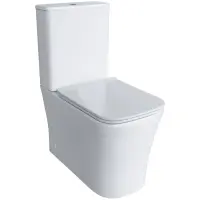 Унитаз-компакт Grossman GR-4467S безободковый, с сиденьем микролифт, белый