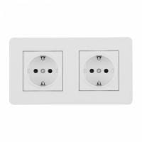 Розетка с заземлением и со шторкой Arte Milano SET16-2 SET16-2-40-1x2 white