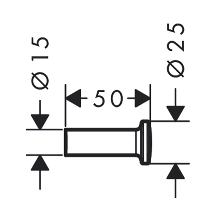 Крючок для ванной Axor Universal Circular 42811000