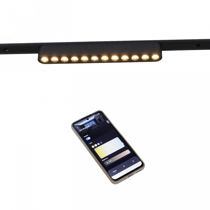 Накладной светильник Reluce 13002 13002-9.3-001UR magnetic LED12W BK CCT+SMART