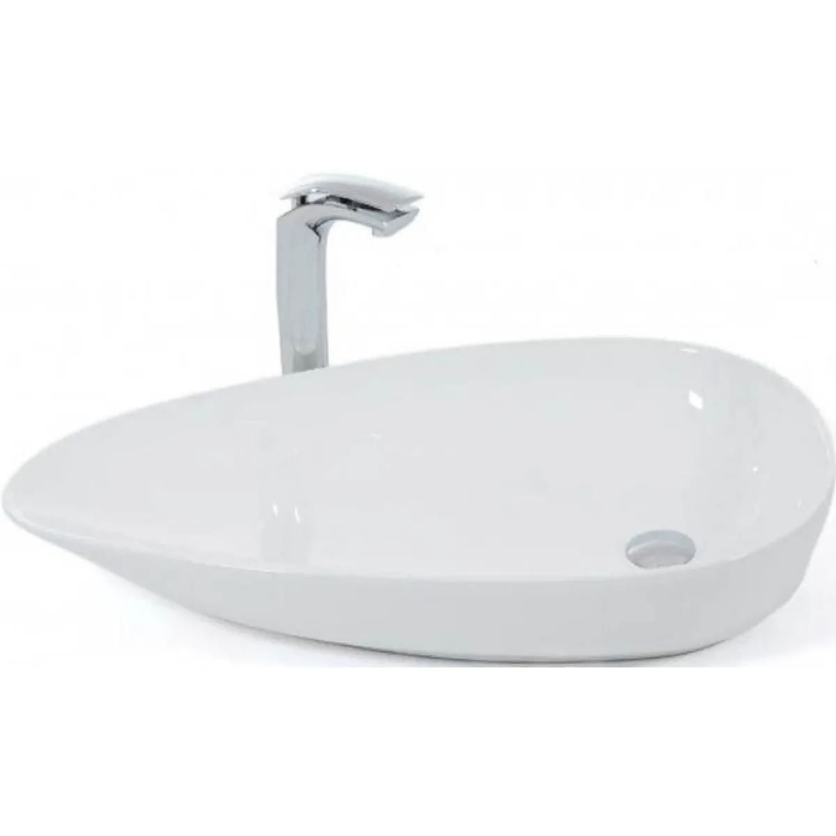 Раковина-чаша CeramaLux 7862-2 55x38,5 см, накладная, белый