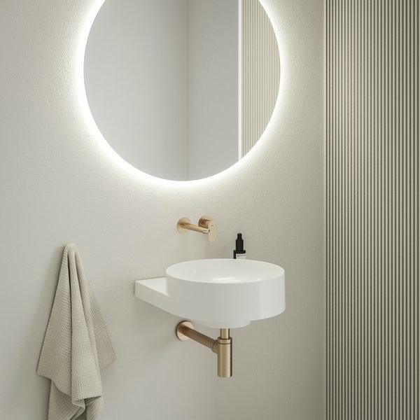 Смеситель для раковины Ravak Eleganta X070366 розовое золото матовое