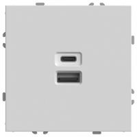 Розетка 2хUSB type A и C без рамки Stekker Эмили 49879