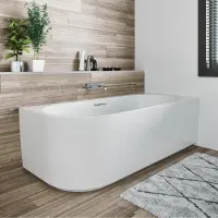 Акриловая ванна Riho Desire Corner Velvet B088001105 184x84 см L, угловая, белый матовый