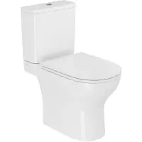 Унитаз-компакт VitrA M50 9889B003-7200 безободковый, торнадо, с сиденьем микролифт, белый