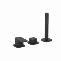 Смеситель для ванны и душа Kludi Renon 424473975 черный матовый