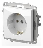 Розетка с заземлением, без рамки Elbi Eleсtriс Zena Vega 609-015600-217