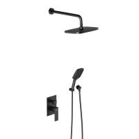 Душевой комплект Damixa Gala 953520300 со смесителем черный матовый