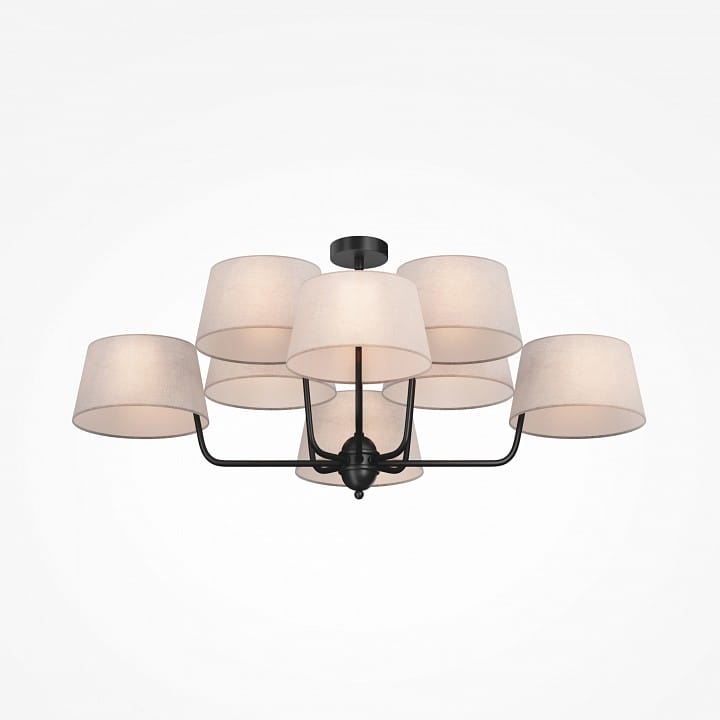 Люстра на штанге Maytoni Модесто MOD360PL-08B