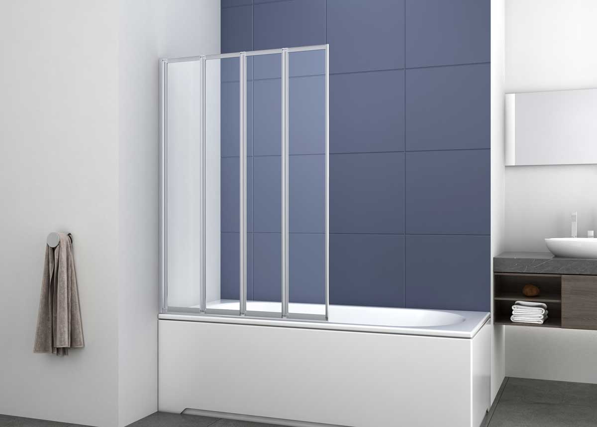 Шторка для ванны Vincea 100 VSB-31100CL хром
