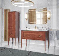Тумба с раковиной Bagno Piu Neo 120 орех матовый