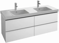 Тумба под раковину 136 см Jacob Delafon Odeon Up EB997-G1C белый блестящий лак