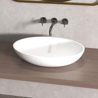 Раковина Abber Stein AS2635 белая матовая