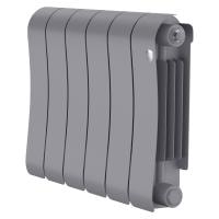 Радиатор биметаллический Royal Thermo Infinity 300 Silver Satin - 6 секц.