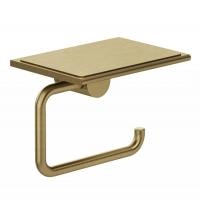 Держатель туалетной бумаги Kludi Vela R 58971N0 брашированное золото