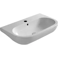 Раковина 75x45 см с одним отверстием под смеситель Azzurra Nuvola NUV200/75bi*1