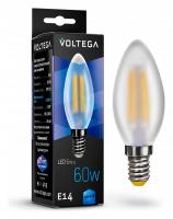 Лампа светодиодная Voltega свеча матовая (Candle matt) 6Вт E14 6Вт 4000K 7045