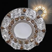 Встраиваемый светильник Reluce  22093-9.0-001PL MR16+LED3W CL+GR
