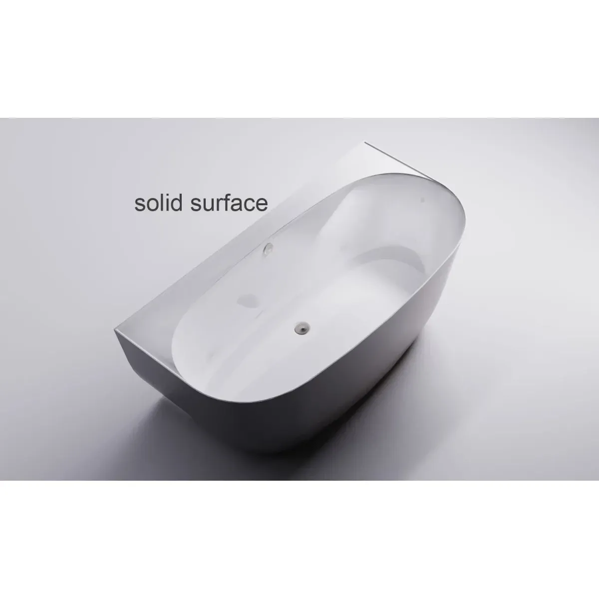 Ванна из литьевого мрамора Astra-Form Атрия Solid Surface 01010075 170x85 см, белый матовый