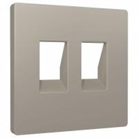 Накладка для розетки RJ-11 или RJ-45 Ambrella Volt ALFA AP3721