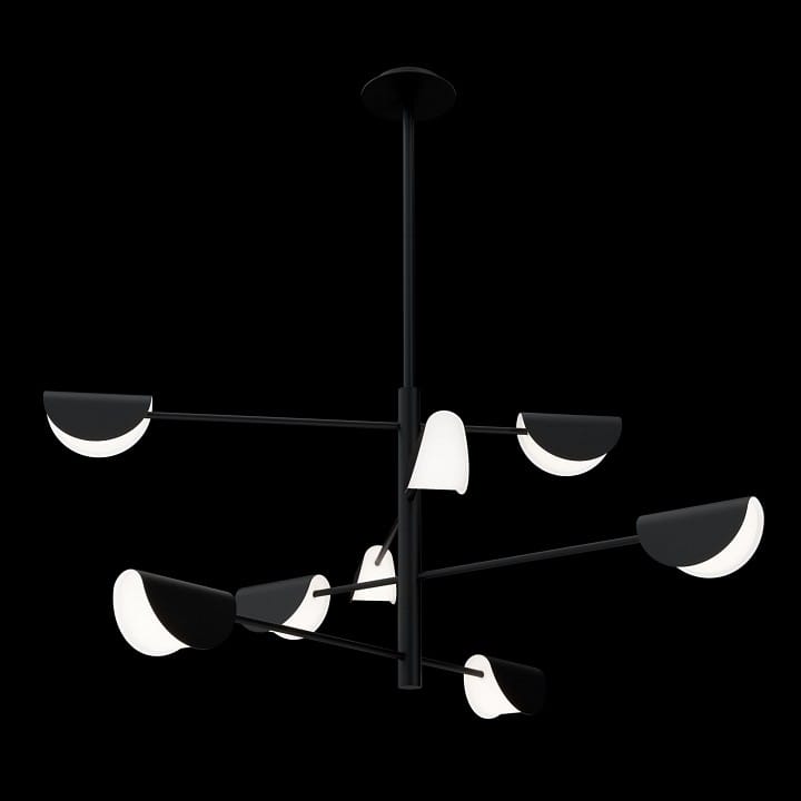 Люстра на штанге Maytoni Моллис MOD126PL-08B