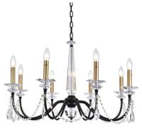 Подвесная люстра Newport АНАСТАСИЯ 3978/C black+brass