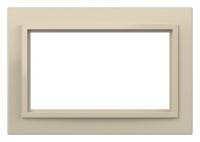 Рамка для двойной розетки Elbi Eleсtriс Zena 608-010300-907