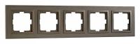 Рамка на 5 постов Mono Electric Style Aluminium 107-810000-164