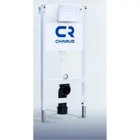 Инсталляция для унитаза Charus CR.200.12.01 с кнопкой смыва, белый матовый