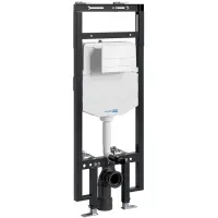 Инсталляция для унитаза WasserKRAFT Dinkel 58 58TLT.010.ME.WH04 с кнопкой смыва, белый